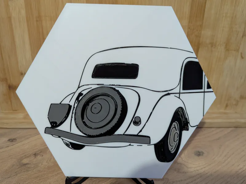 Tableau hexagonal Citroen Traction
