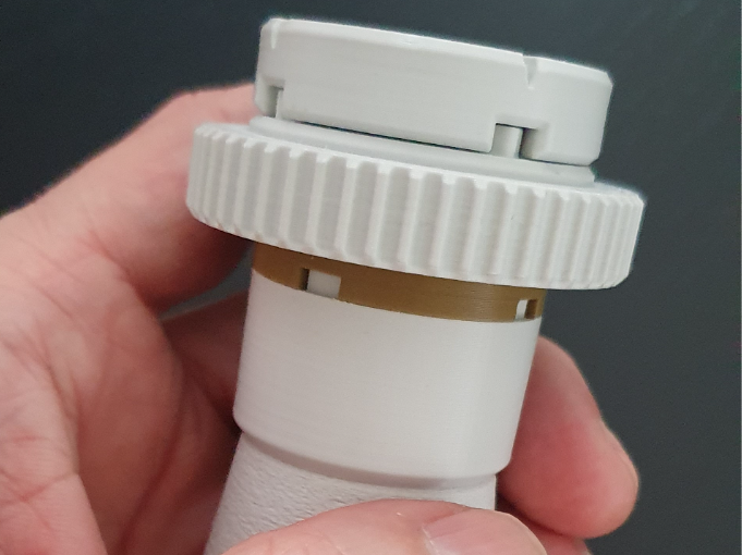 Ratcheting miniatures painting handle - MRW