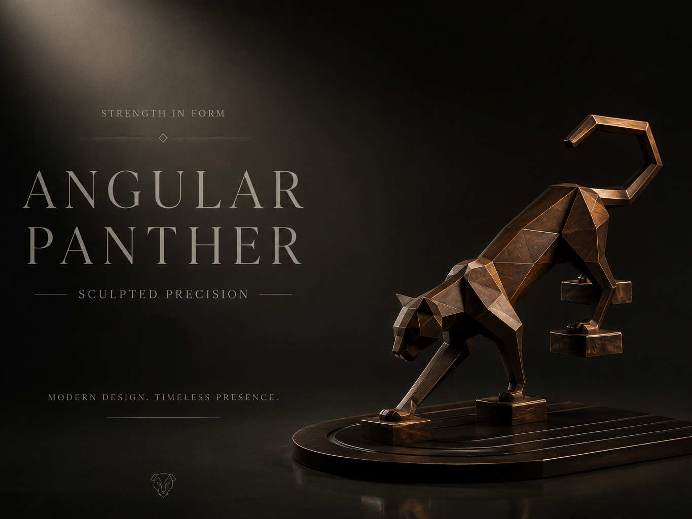 Angular Panther with Floating Stairs