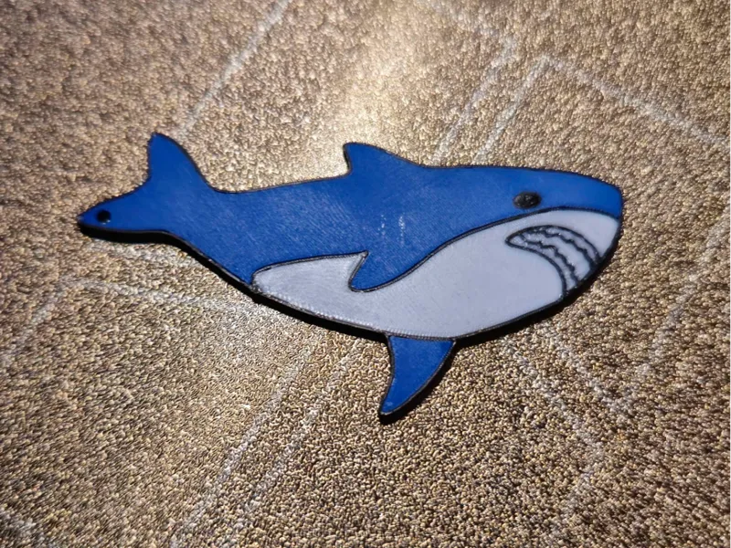 Blahaj (IKEA Shark) Keychain/Keyring