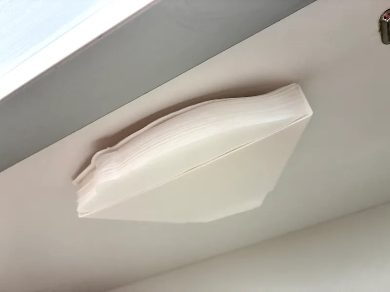 Coffee Paper Filter holder (for double sided tape)