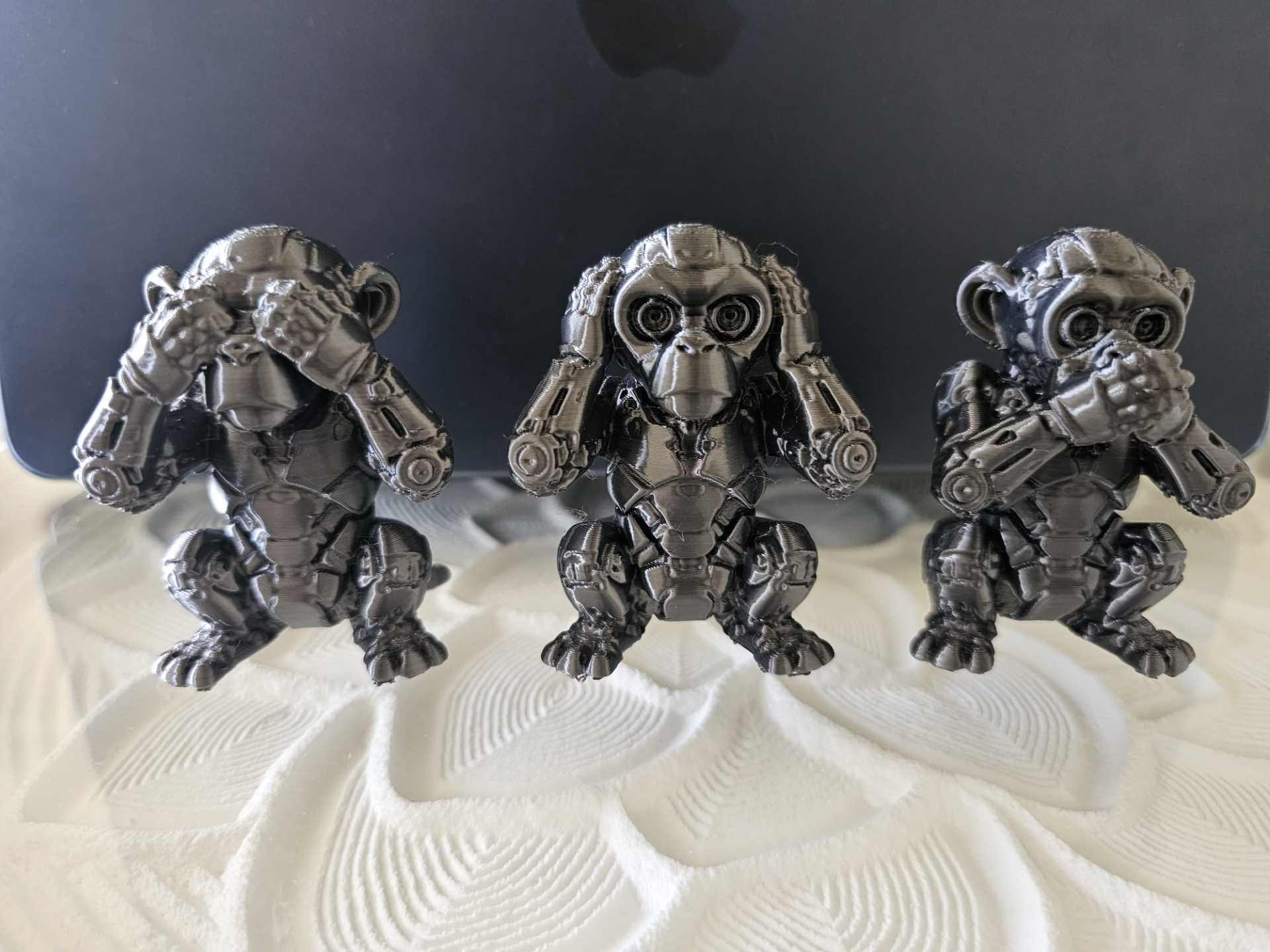 The Three Wise Mechanical Monkeys