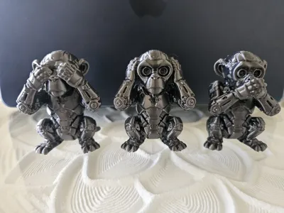The Three Wise Mechanical Monkeys