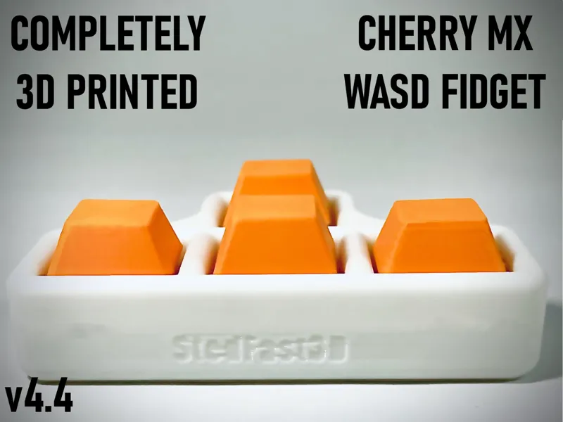 [Torsion Spring] Fully 3D Printed Cherry MX Fidget
