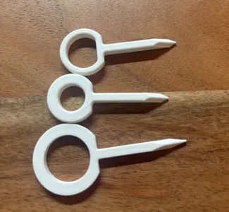 Archery target pins