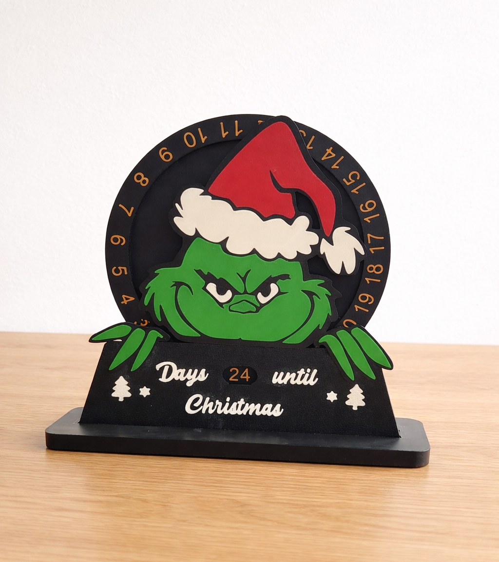 Miniatura 3 do modelo 3D Grinch Christmas Countdown