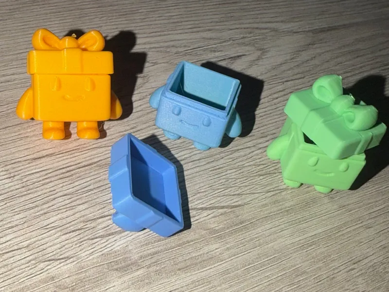Mini geschenkbox zum öffnen