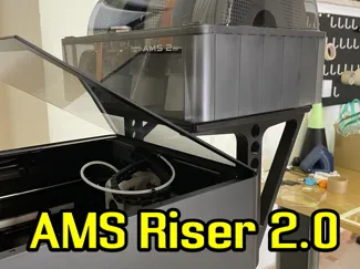 AMS Riser 2.0 for P1S, P2S, X1C, X2D