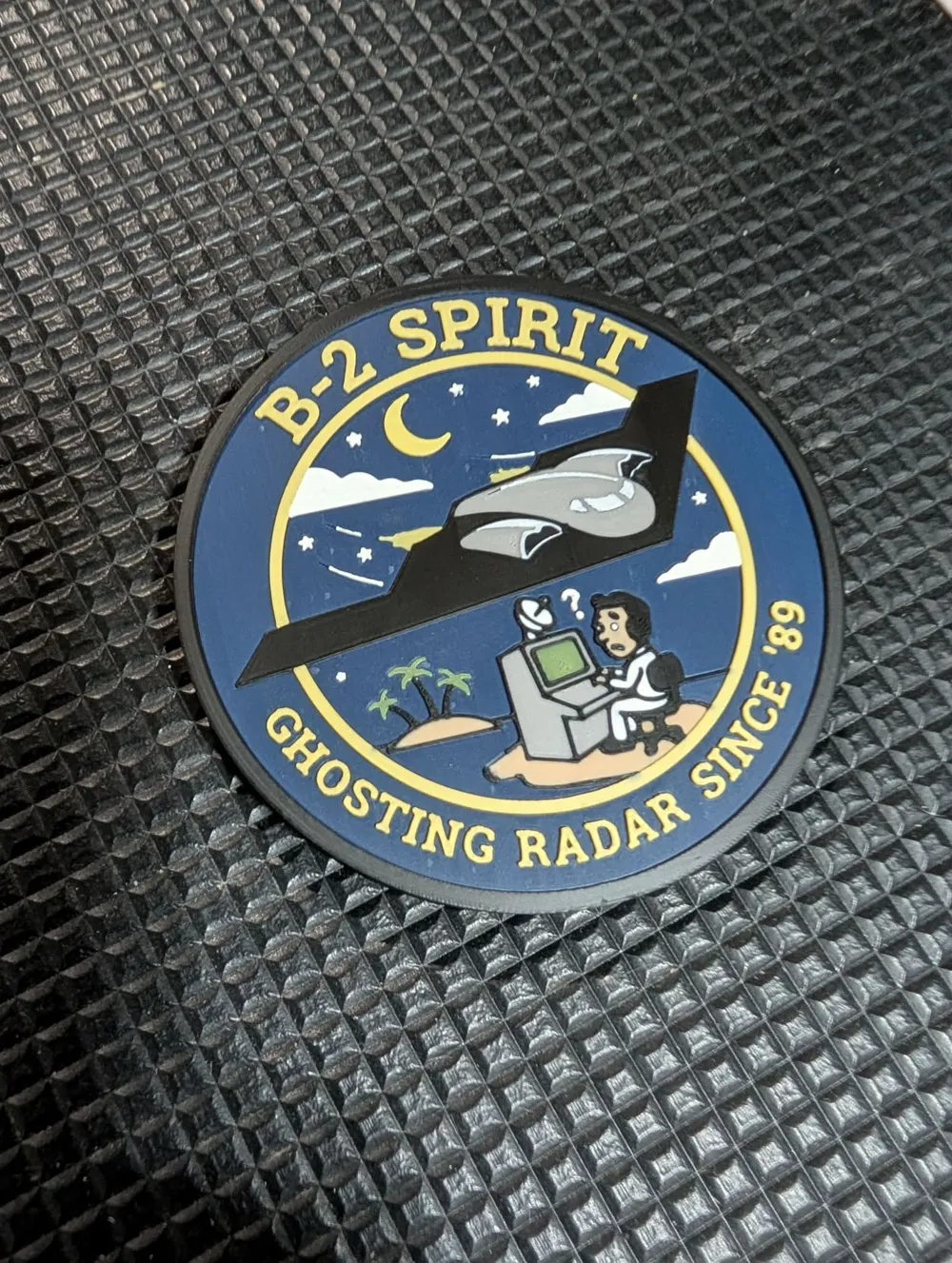 Spirit System Patch B-2 Spirit Patch Style Magnet (original design) - Free 3D Print Model ...