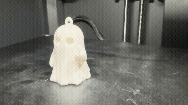 Ghost with Attitude  Keychain & Standalone Version