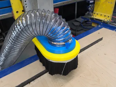 CNC router dust shoe 75mm spindle