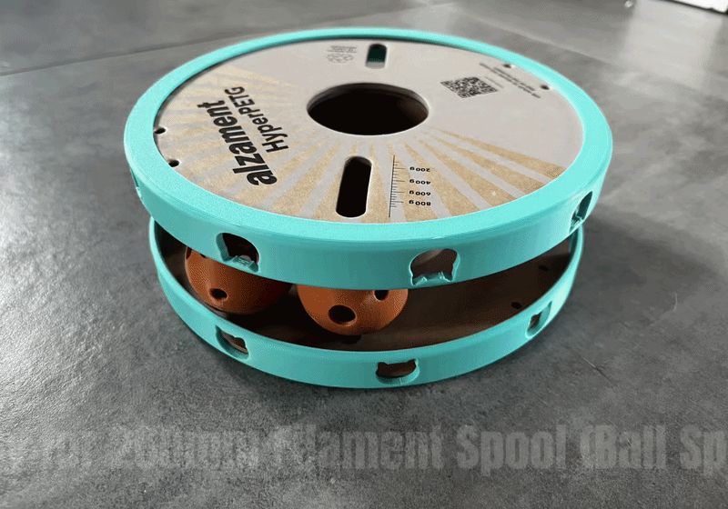 Cat Toy for 200mm Filament Spool (Ball Spinner)