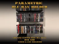Wall Mountable Blu Ray Holder