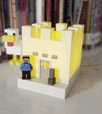 Minecraft desert Village Small House Decor