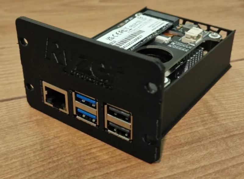 Raspberry Pi 5 + M.2 Sled for Mini Server Rack