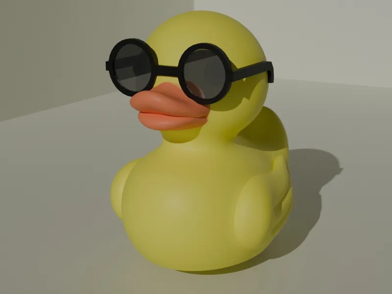 Duck with (Sun) Glasses