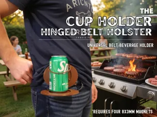 Cup Holder - Hinged Belt Holster