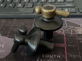 Rustic oven knob "Darina GM241 1E6" like