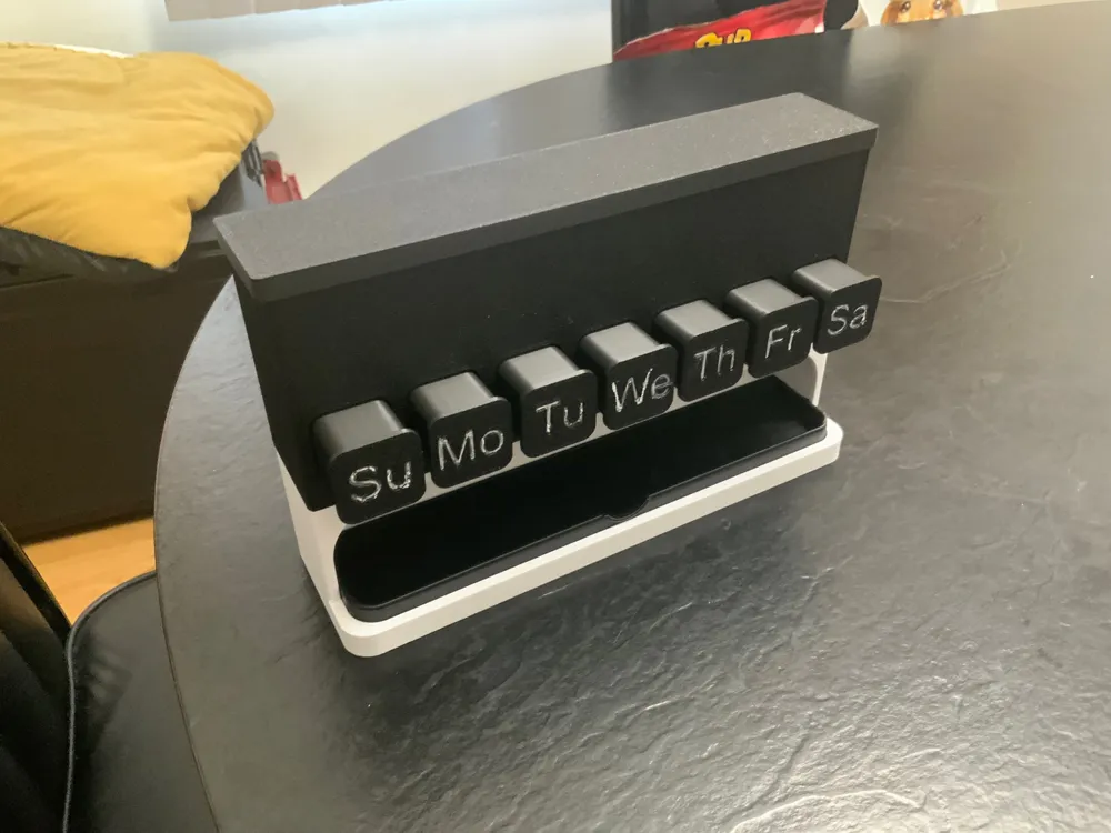 Days Of The Week Pill Dispenser Mount Back Stop By Ruby Rube days-of-the-week-pill-dispenser-mount-back-stop-by-ruby-rube