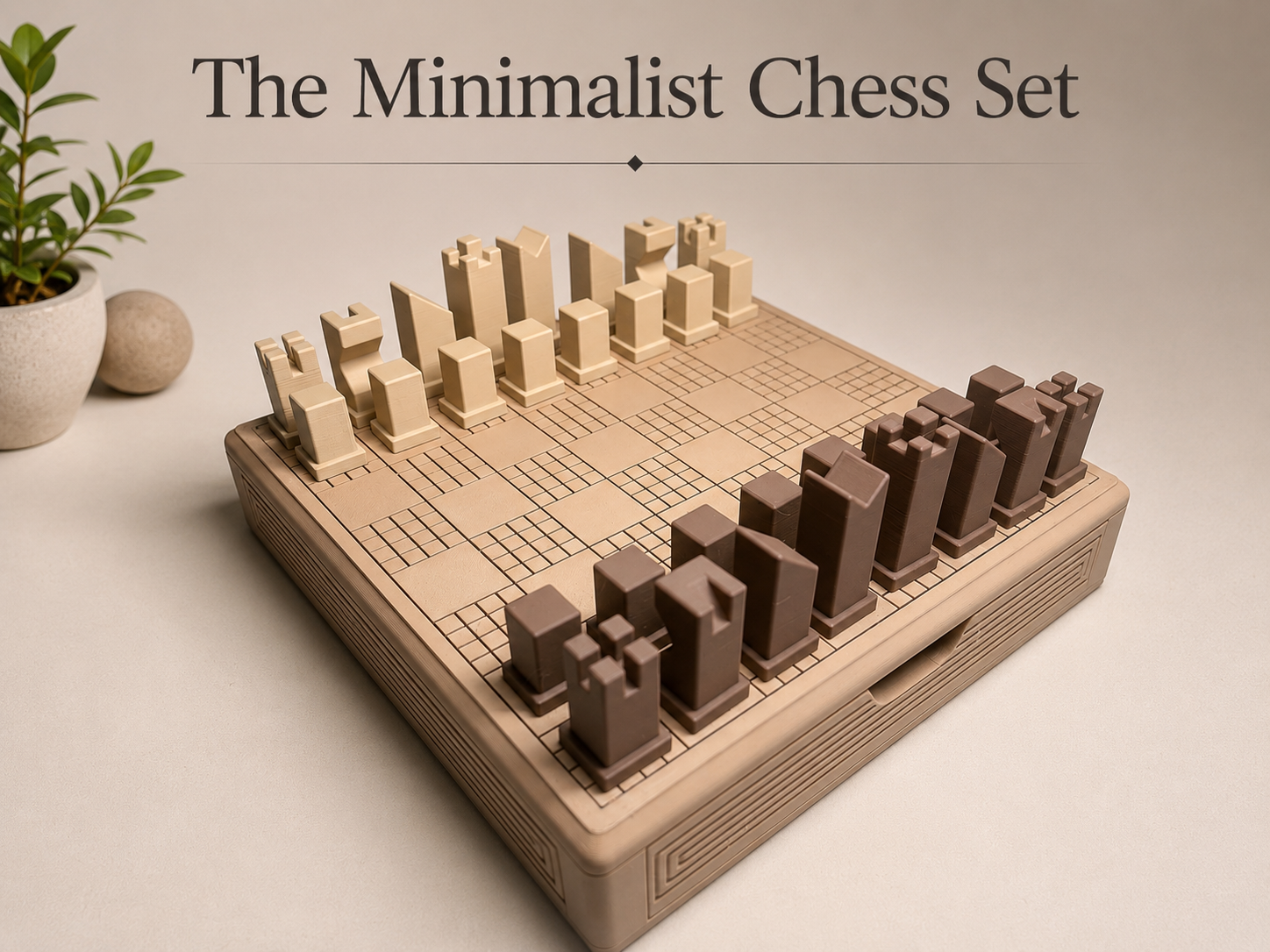The Minimalist Chess Set