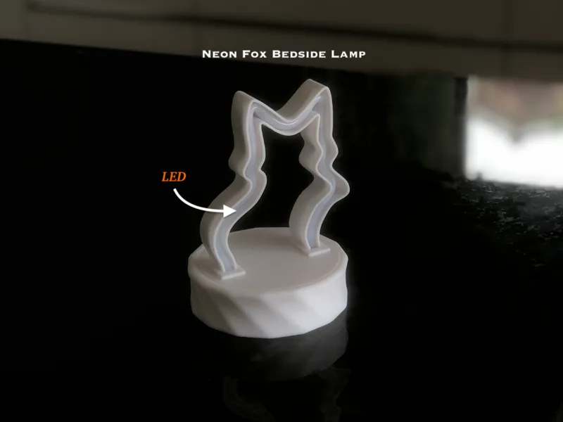 Neon Fox Lamp