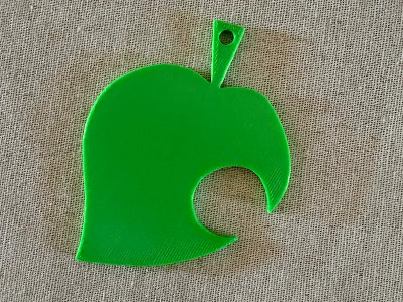 Island Leaf keychain/tag