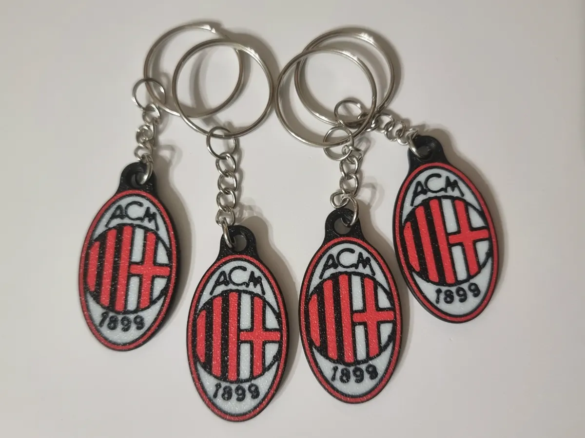 Porte-Clé Milan Acm 1899 Gadget Vintage Original