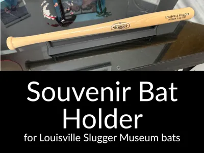 Louisville Slugger Museum mini bat holder