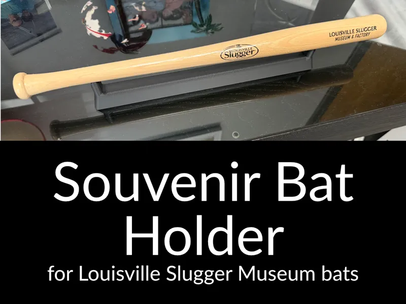 Louisville Slugger Museum mini bat holder