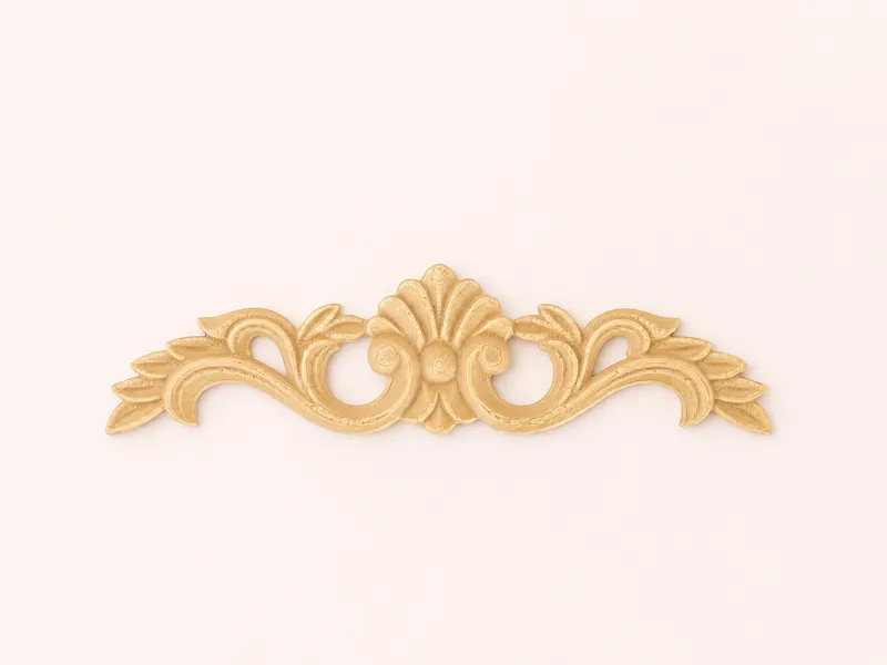 Baroque decorative relief suitable for a dollhouse