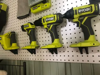 pegboard shelf