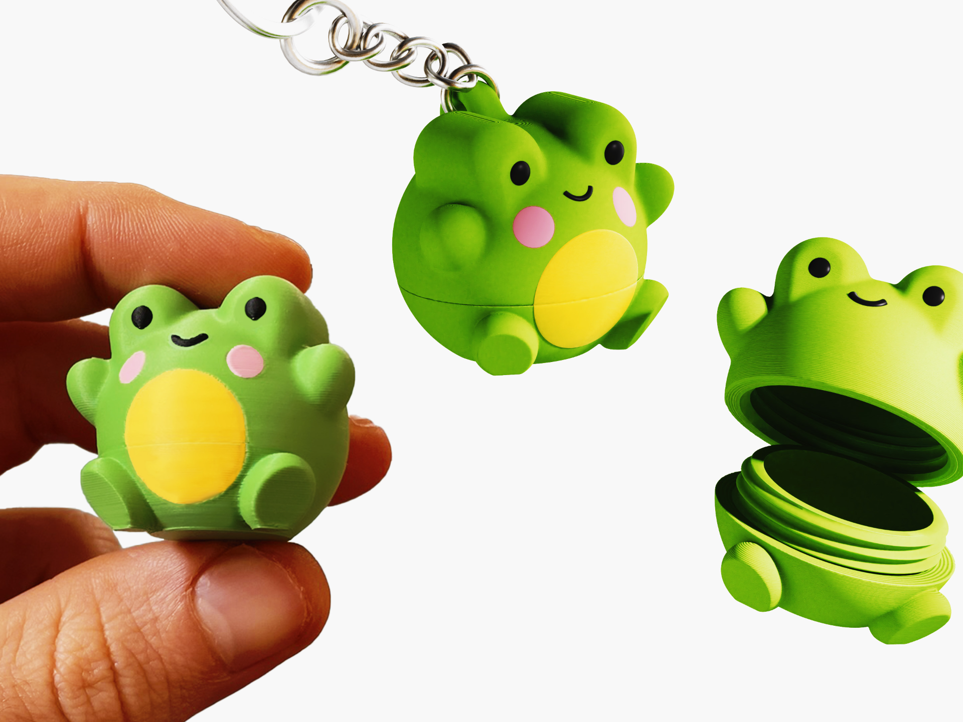 Froggy Keychain Container - 1