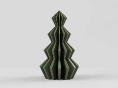 Low Poly Christmas Tree Ornament