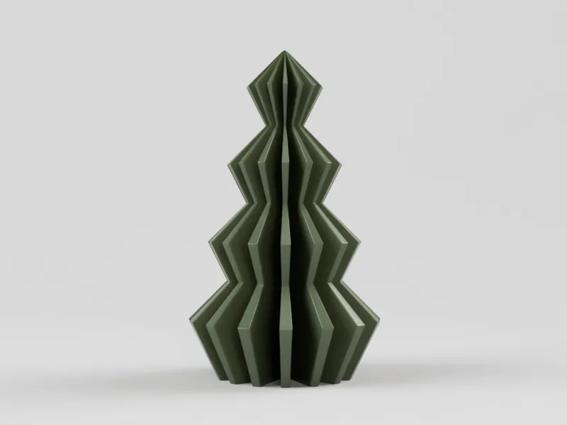 Low Poly Christmas Tree Ornament