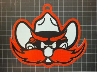 Texas Tech hype logo (Raider Red Mascot)
