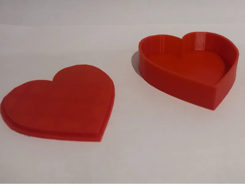 heart box with lid