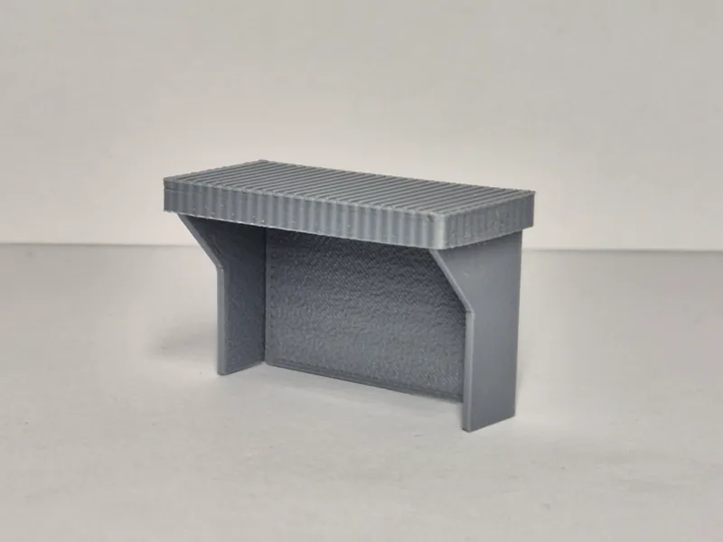 Rail Waiting Shelter H0 1:87