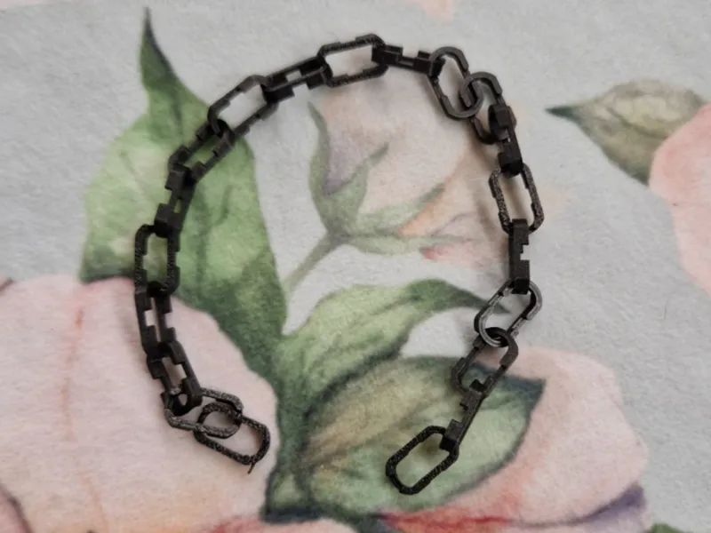 Print-in-Place Chain – No Supports, Tested Print