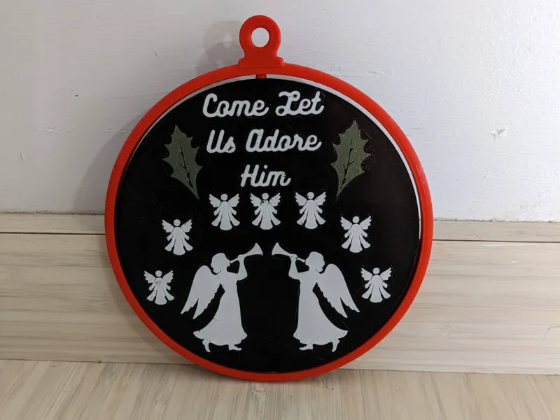 Let Us Adore Him Ornament