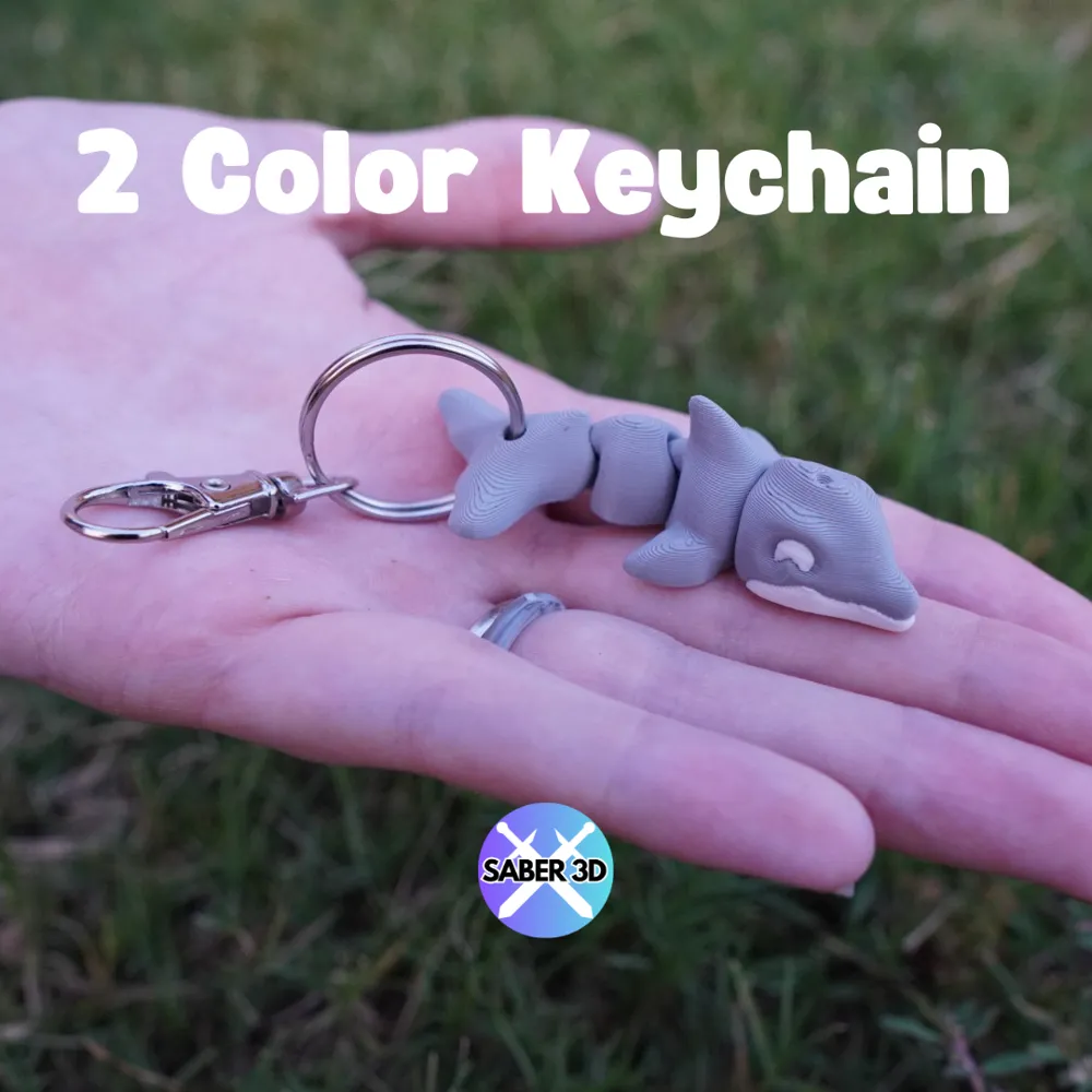 Mini Articulated Dolphin - Free 3D Print Model - MakerWorld