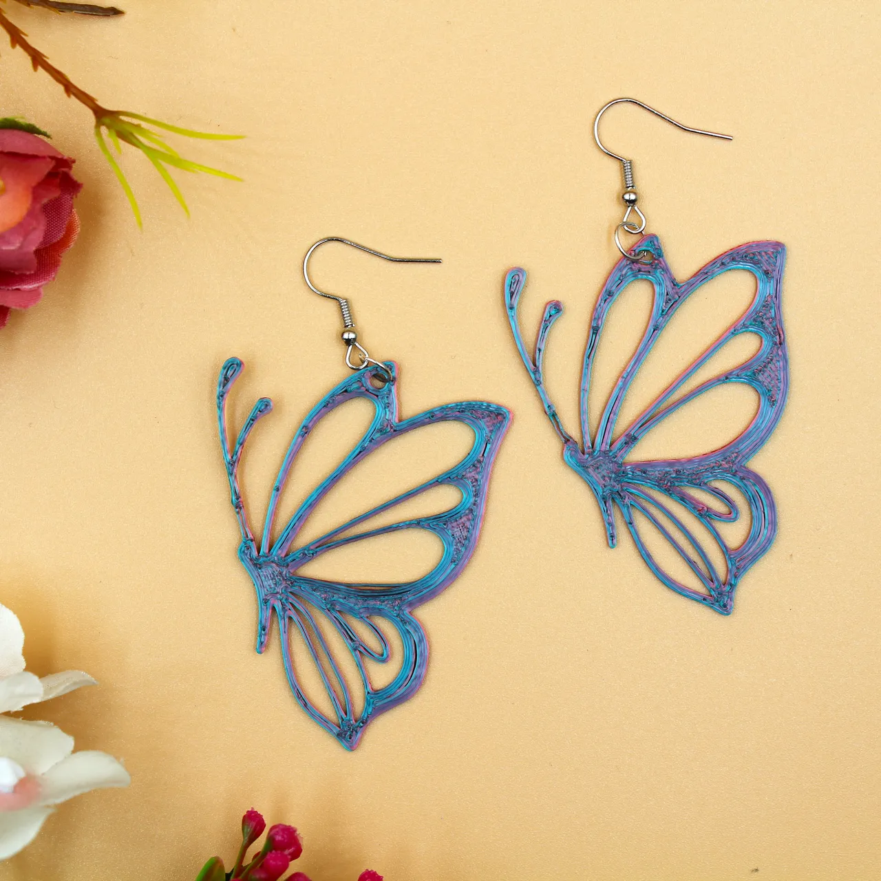 Set of /6 piece Butterfly Wing Earring Jewelry view 4