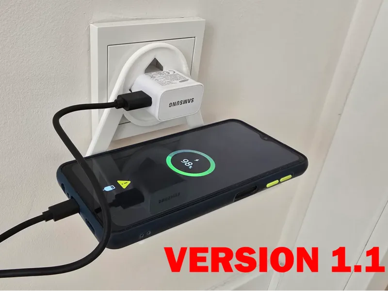 Soporte para móvil en enchufe europeo v1.1