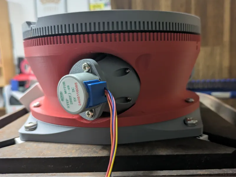 Rotary Table 28BYJ stepper motor mount