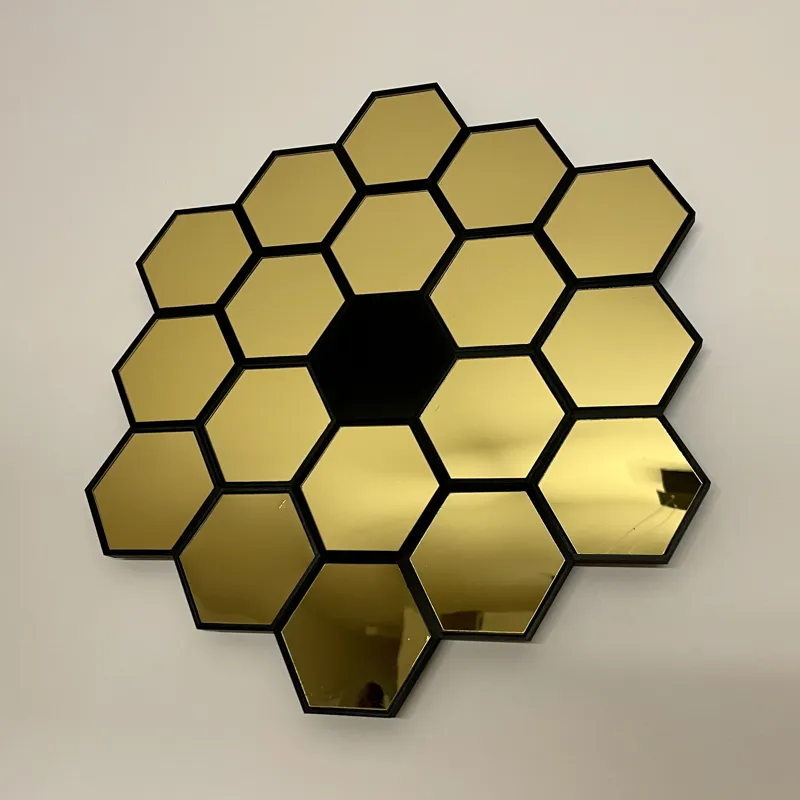 James Webb Decoration, 80x70x40mm mirrors