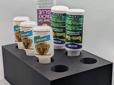 INVERTED GLUE BOTTLE HOLDER