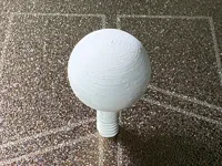0.08 mm layer, 20 walls, 100% infill, supports
