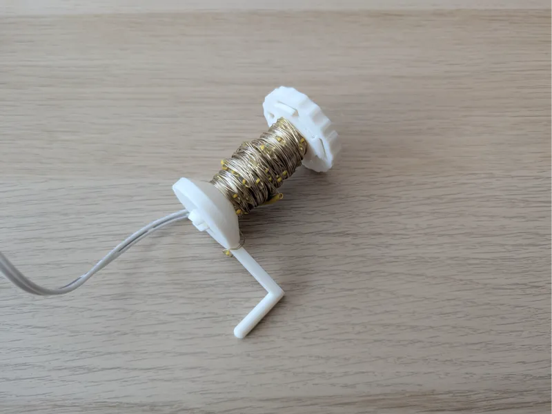 String LED (Fairy lights) holder spool