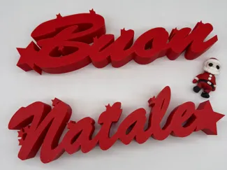 Buon Natale Text Decor