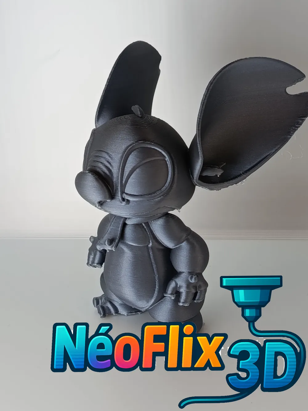 Stitch with Red Scarf - Free 3D Print Model - MakerWorld