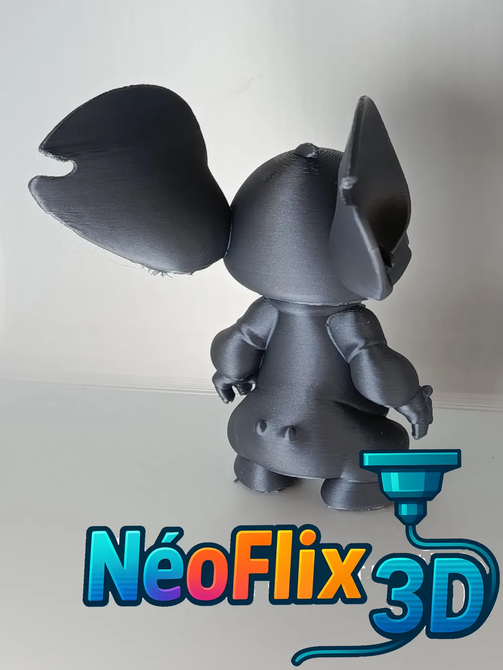 Stitch with Red Scarf - Free 3D Print Model - MakerWorld